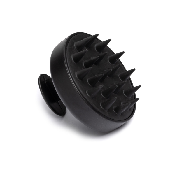 Масажна щітка для голови із великими зубчиками The Shave Factory Silicone Massage Comb Black