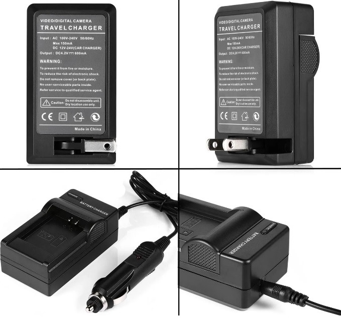 Зарядний пристрій FUJIFILM NP-60, NP-95, NP-120, OLYMPUS LI-20B, SAMSUNG SLB-1037, SLB-1137, SLB-0737, SLB-0837, KODAK KLIC-5000,