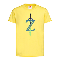 Желтая детская футболка The legend of Zelda лого (21-52-3-жовтий)