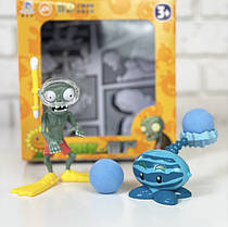 Іграшка Зомбі Дайвер та Кавун Морозний Рослини проти Зомбі Ігровий Набір Plants vs Zombies (00031)