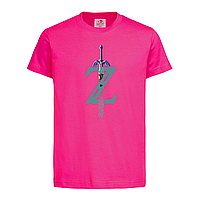 Розовая детская футболка The legend of Zelda лого (21-52-3-рожевий)
