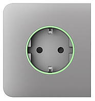Бічна панель для вбудованої розетки Ajax SideCover for Outlet smart, бездротова, fog (000038801)