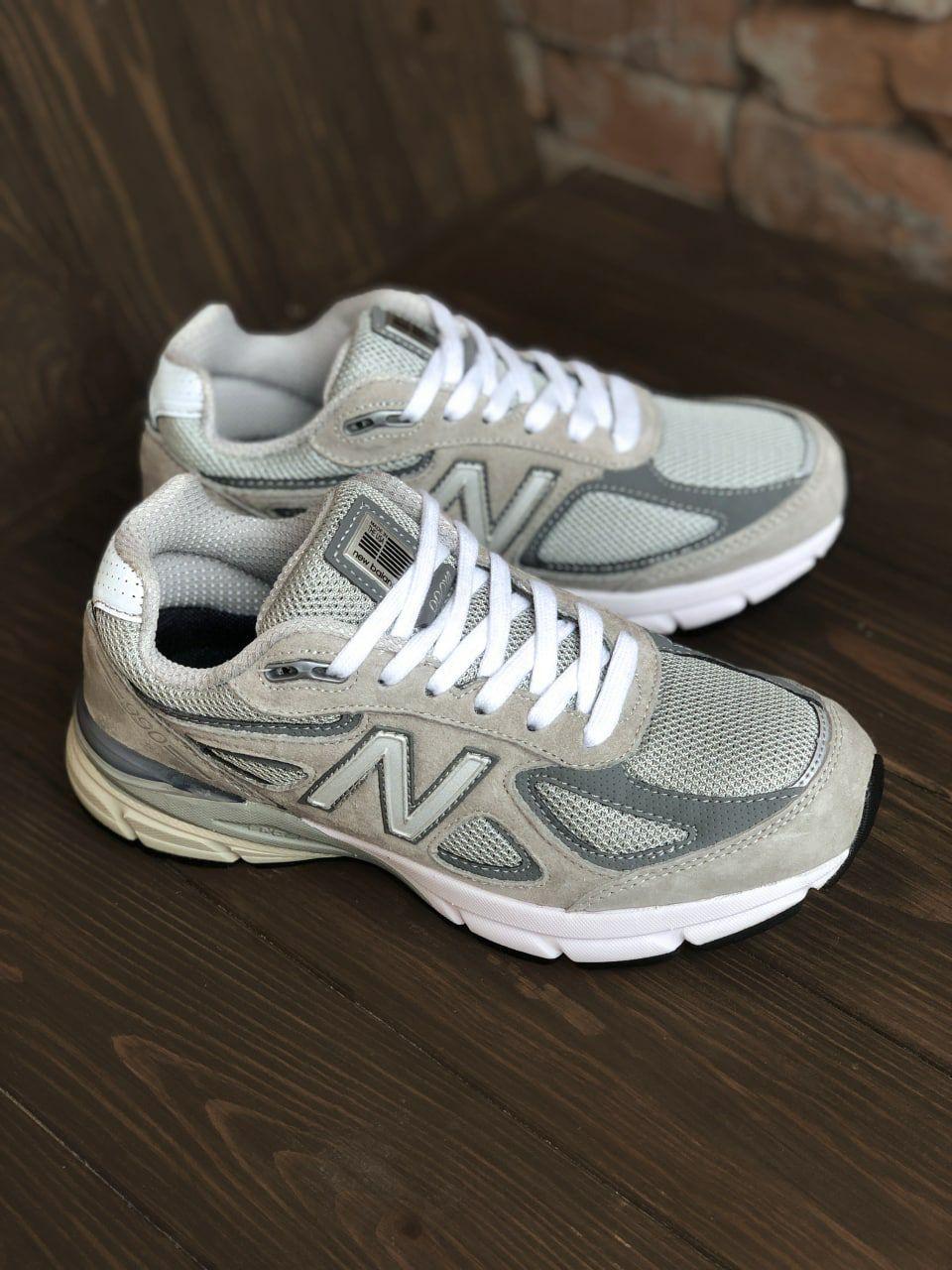 Кросівки чоловічі cірі New Balance 990 Grey (06473)