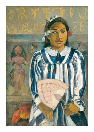 Листівка Paul Gauguin — The Ancestors of Tehamana or Tehamana has Many Parents, 1893, фото 1