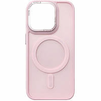 Чехол iPhone 15 Pro MagSafe (розовый)