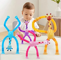 Розвиваюча іграшка для дітей, інтерактивна іграшка жираф набір 4шт