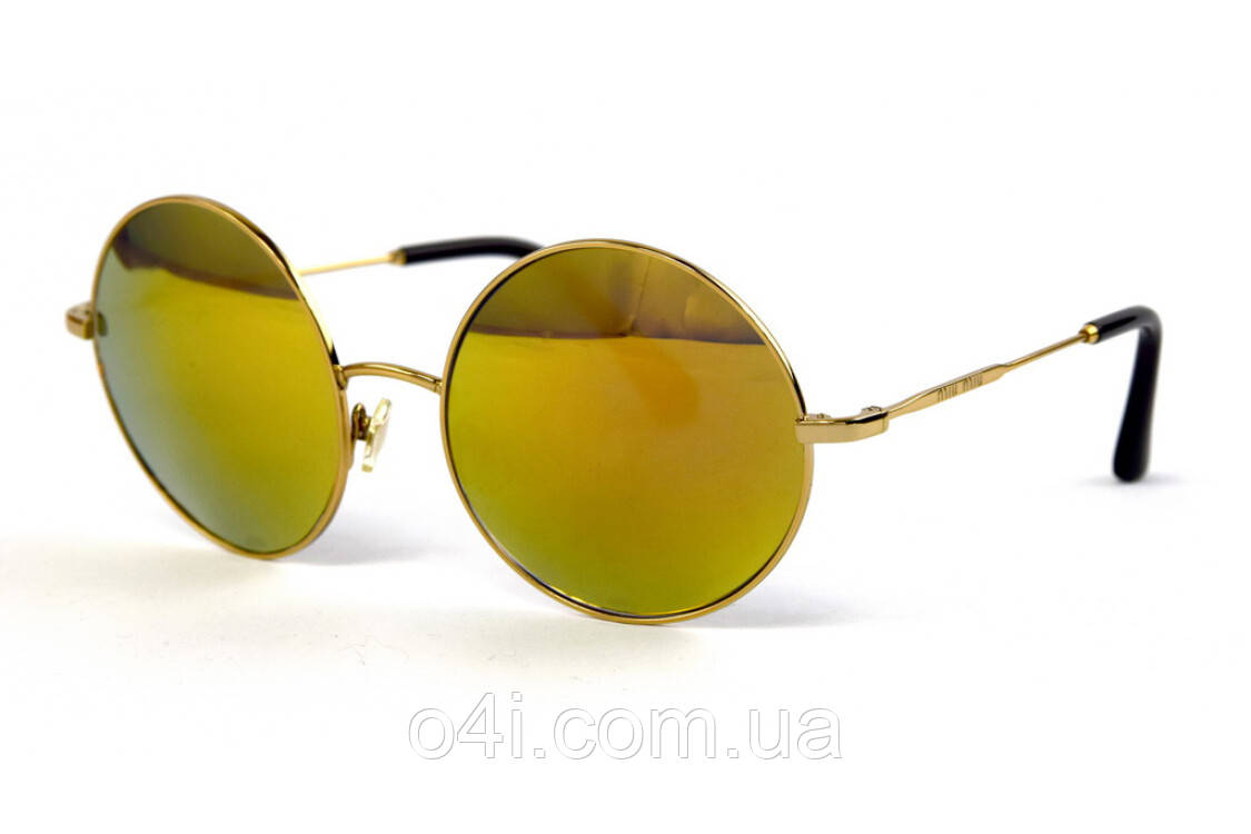 Жіночі окуляри Miu Miu 11867 Miu Miu з поляризацією 58-20-golden (o4ki-11867)
