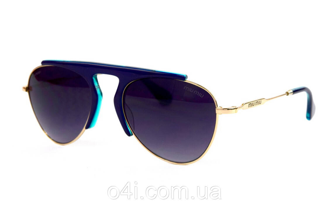 Жіночі окуляри Miu Miu 11879 Miu Miu 57-21-blue (o4ki-11879)