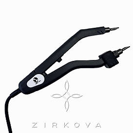 Професійний Апарат для Нарощування Волосся LOOF L-601 Зігнутий, BLACK