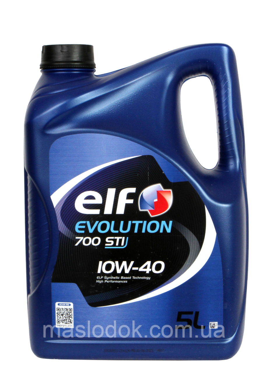 Масло ELF Evolution 700 STI 10w40 5л доставка укрпоштою 0 грн