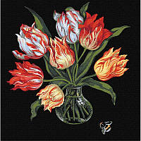 Картина по номерам "Изящные тюльпаны" ©kovtun_olga_art Идейка KHO3216 40х40 см Toy