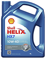 Моторное масло SHEL Helix HX7 10w40 4л доставка укрпочтой 0 грн
