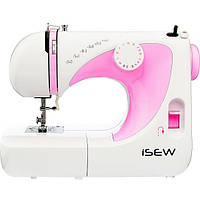 Швейна машина iSEW A15, електромех., 85 Вт, 15 шв.оп., петля напівавтомат, біло-рожевий (ISEW-A15)