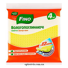 Серветки вологопоглинаючі Fino 4 шт