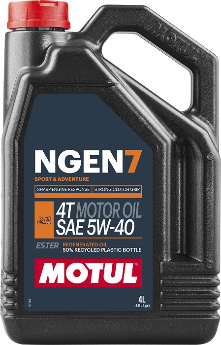 Motul NGEN 7 5W40 4T 4л (839541/111827) Олива для 4-тактних двигунів мотоциклів синтетична естерова