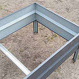 Високі теплі грядки і клумби металеві збірні для саду та городу (висота 14см ширина 1м довжина 6м), фото 5