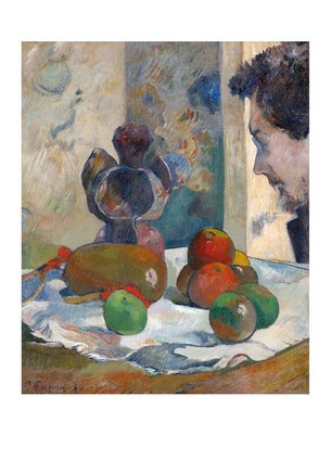 Листівка Paul Gauguin — Still Life with Profile of Laval, 1886, фото 1