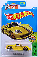 Машинка Hot Wheels - Porsche Carrera GT - 2016 Exotics (#074) yellow - DHX20