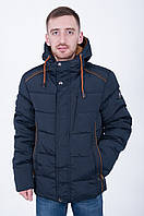 Чоловіча зимова куртка, чорного кольору.