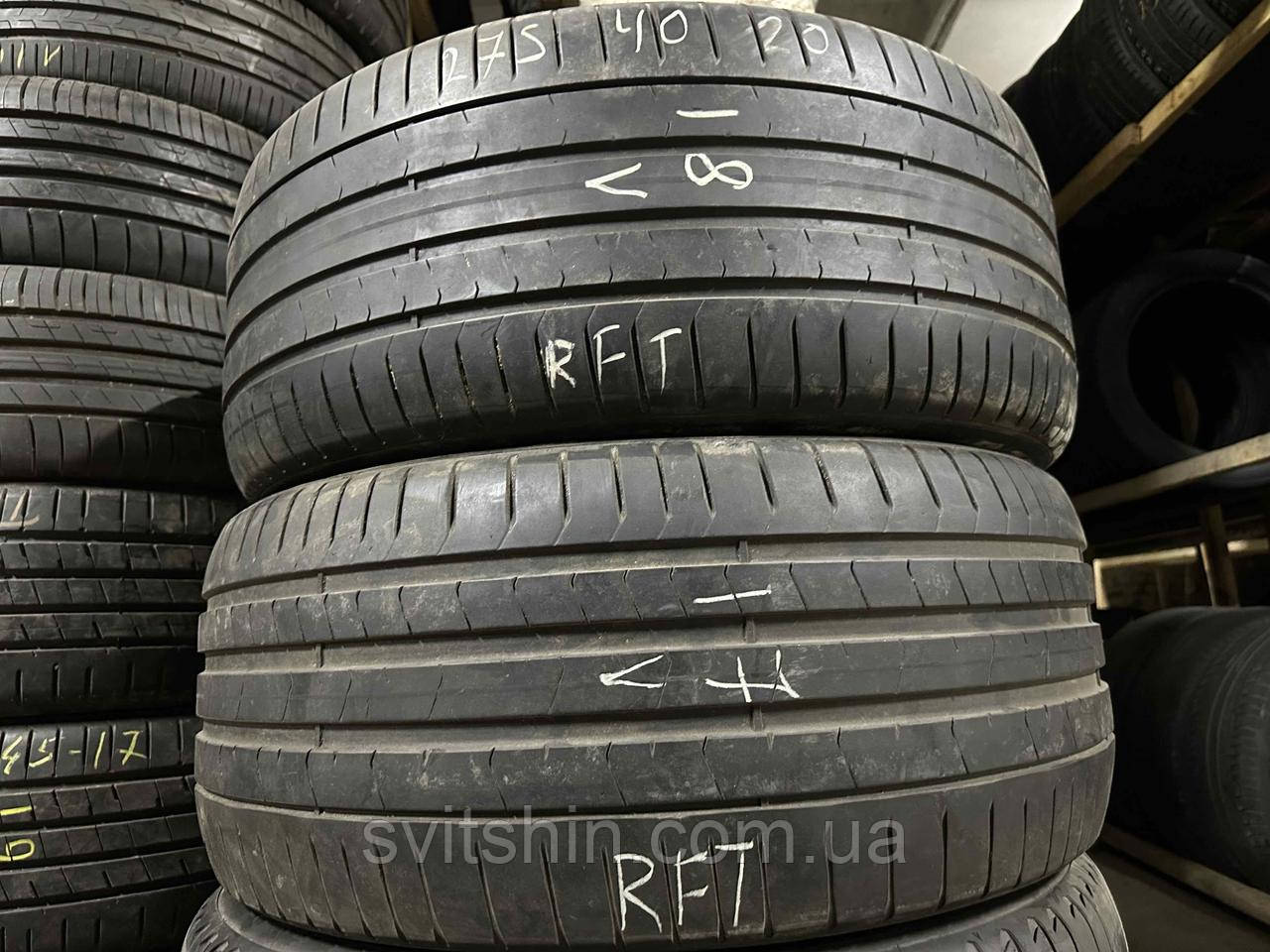 Літні шини 275/40R20 Pirelli PZ4 RFT ранфлет R20