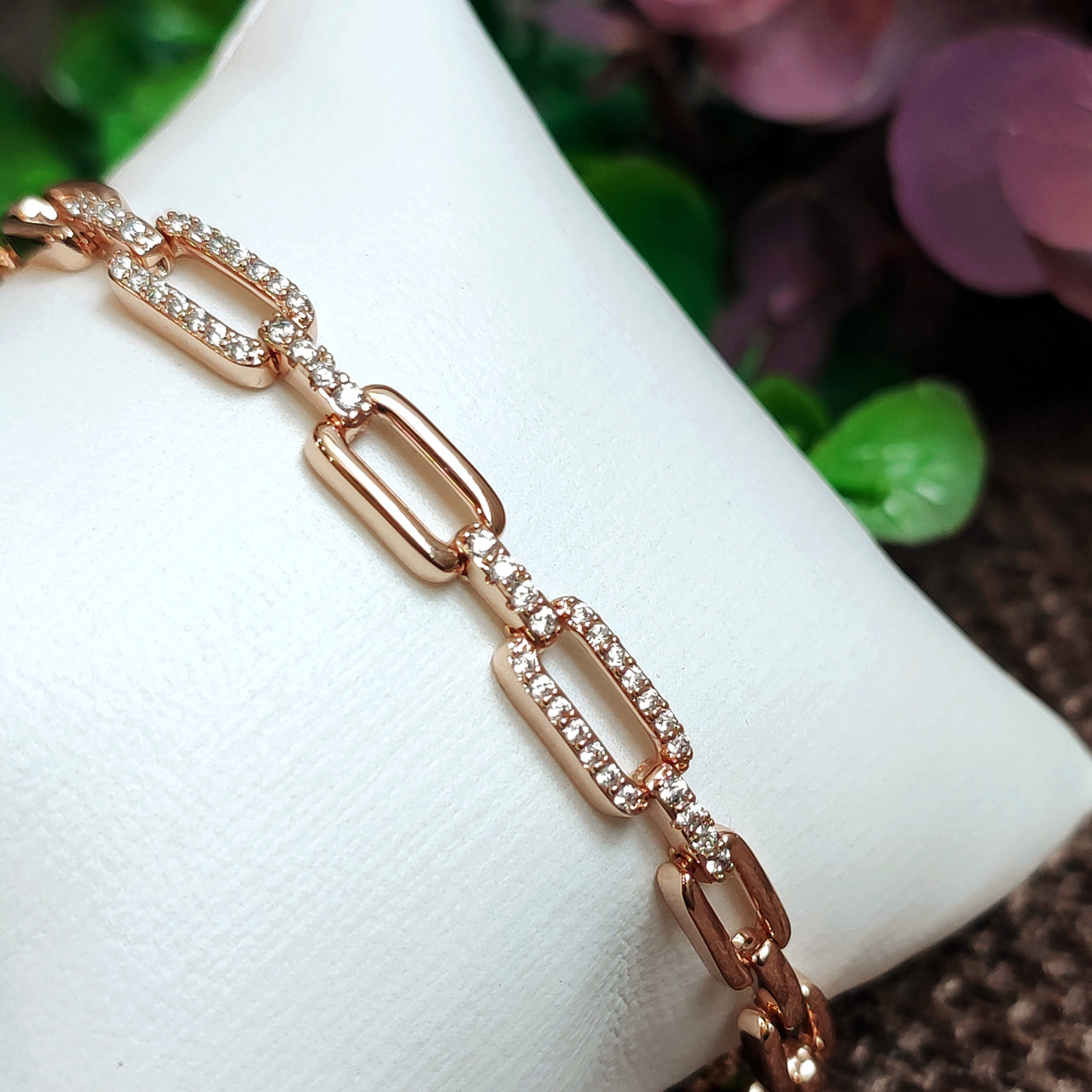 Браслет Xuping 5мм довжина 18-19.5см медичне золото позолота 18К 2249