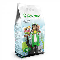 CAT'S WAY бентонитовый наполнитель для кошек с ароматом алоэ вера 5 л