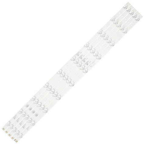 LED підсвітка (комплект 5шт) Kivi 43" LED43D10-03 (А) + LED43D10-04 (A), фото 1