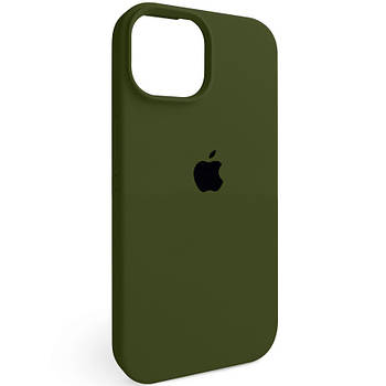 Чохол Silicone Full Cover для Apple iPhone 15 Army Green