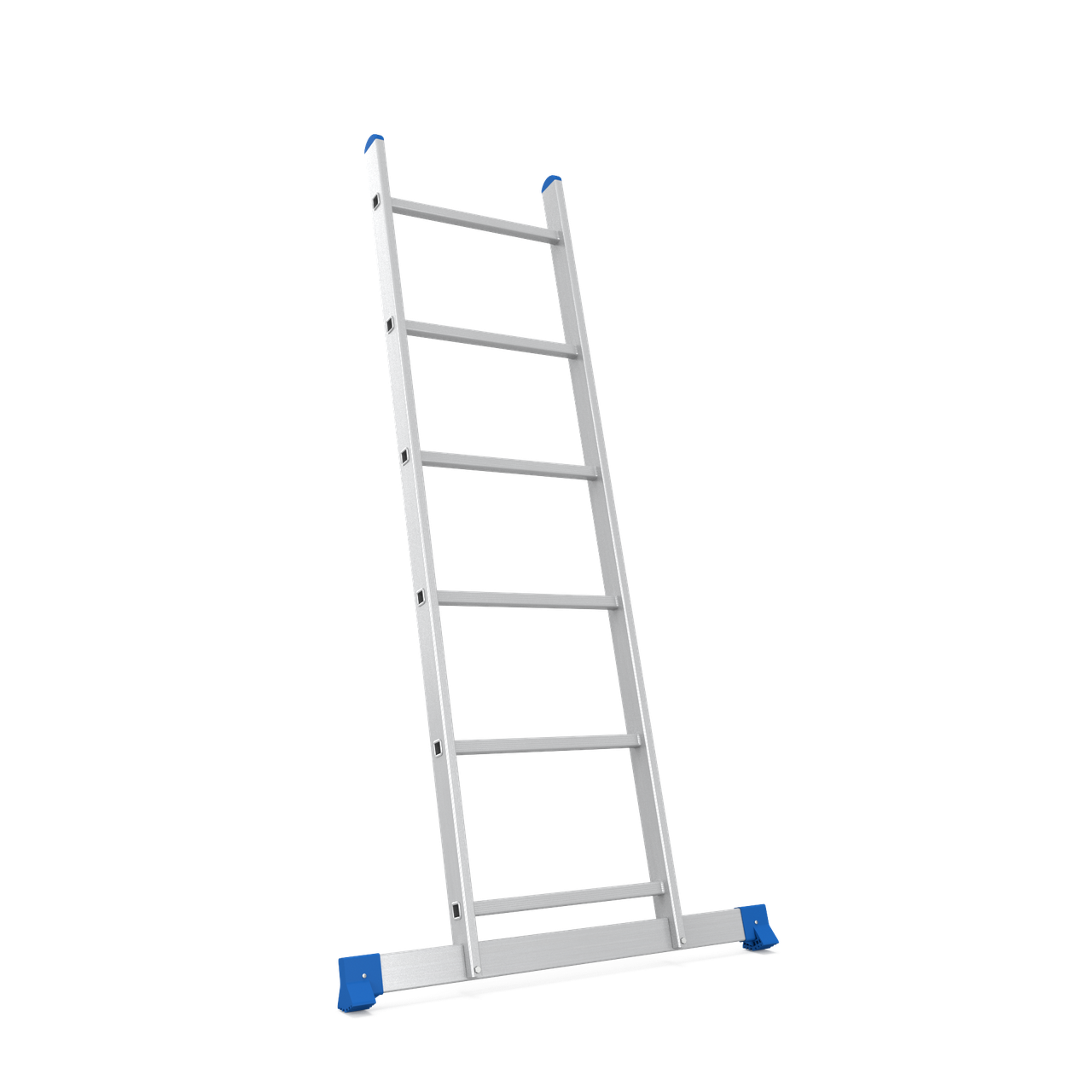 Драбина алюмінієва односекційна Меткас 1х6 (1.69 м), фото 1