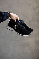 Крутая мужская обувь Рибок Ран. Молодежные кроссовки для парней Reebok Run 5.0 Black/White.