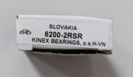 Підшипник 180200 (6200-2RSR) KINEX