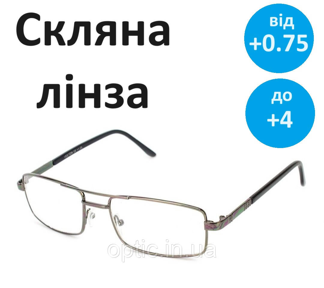 Очки для зрения со стеклянной линзой Мужские очки для коррекции зрения ...
