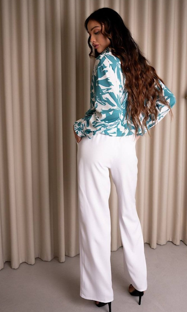 Костюм женский, брючный, легкий, от 42 до 52р-ра, рубашка и брюки классического силуэта, стильный, молодежный - фото 7 - id-p2144128059