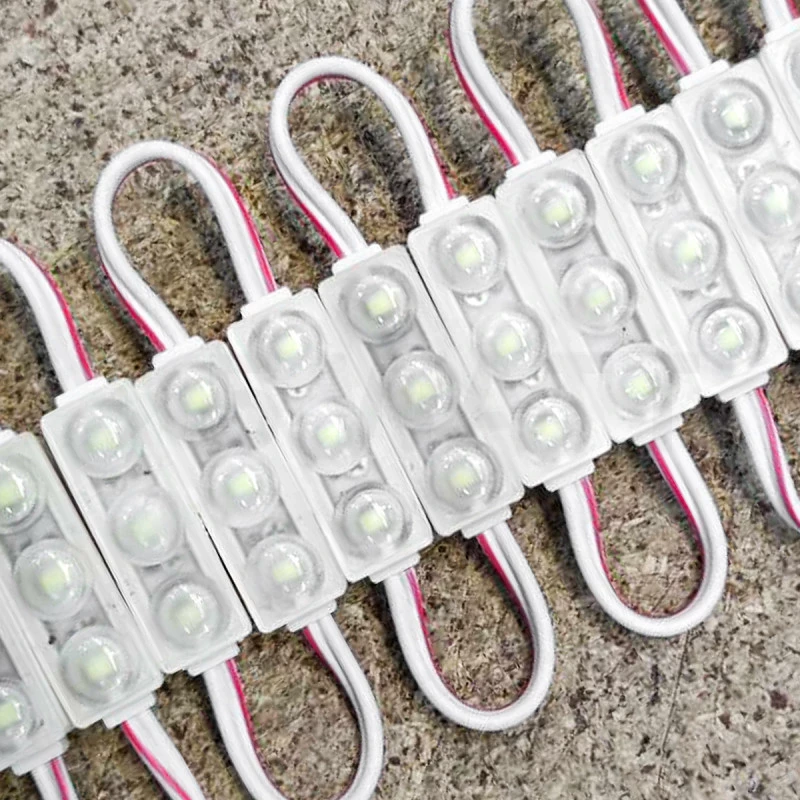 Світлодіодний модуль Biom на 3 діоди SMD2835 0,6 W 6500 K IP68 XG18