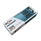 Блок живлення Biom 100W 12V 8.3A IP20 LED-12-100, для світлодіодної стрічки, компактний, негерметичний, фото 6