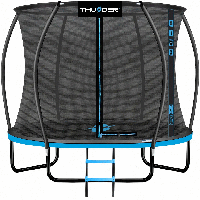 Батут с внутренней сеткой THUNDER Inside Ultra 6FT 185 см Black/Blue Черный/Синий