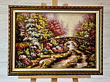 Картина из янтаря " Весенний пейзаж "  , картина  пейзаж 40*60см, фото 5