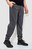 Спорт штани чоловічі двонитка, колір темно-сірий, 244R41298, фото 3