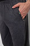 Спорт штани чоловічі двонитка, колір темно-сірий, 244R41298, фото 5