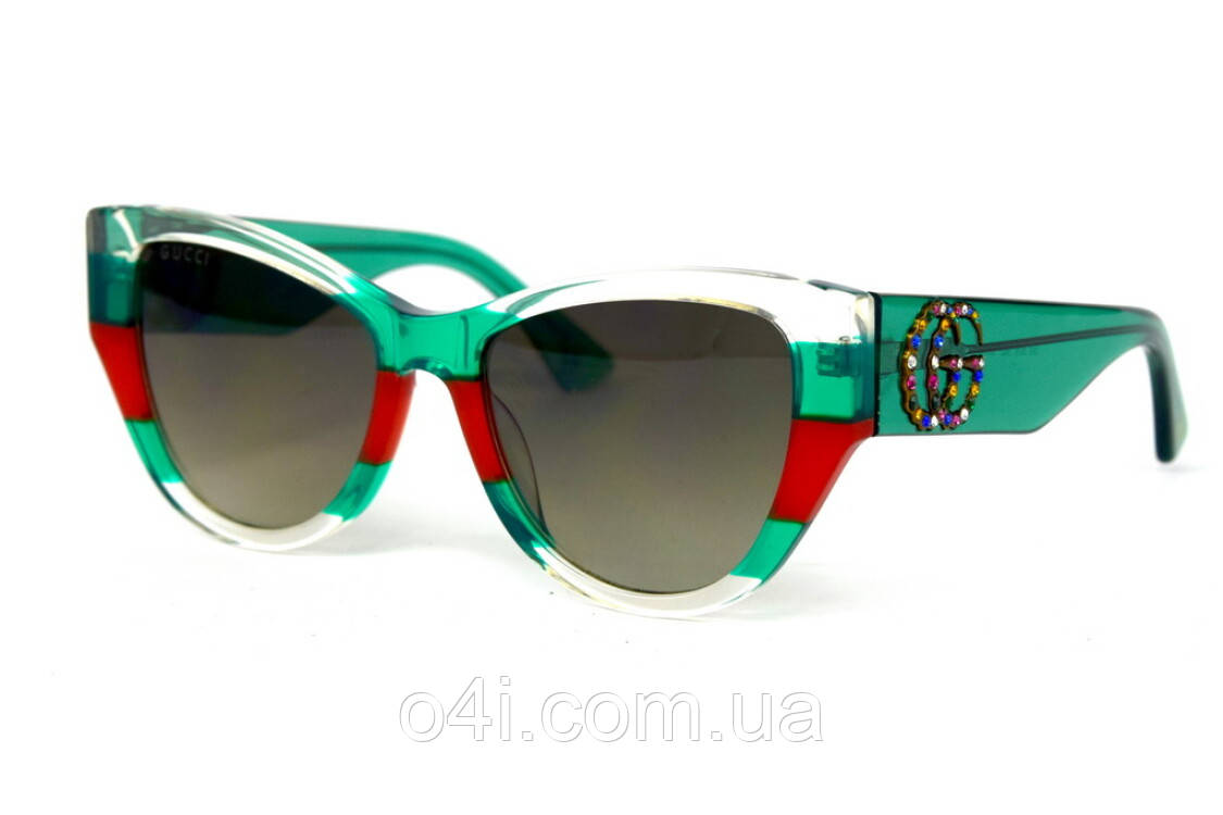Жіночі окуляри Gucci 12354 Gucci 3876-green-red (o4ki-12354), фото 1