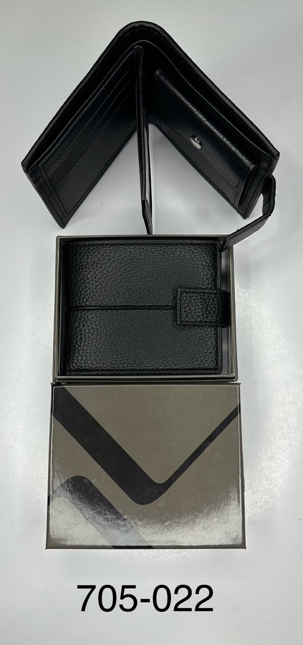 Чоловічий гаманець з екошкіри на кнопці Balisa (гуртом/роздріб)