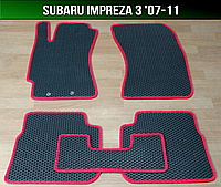 ЕВА коврики на Subaru Impreza 3 '07-11. EVA ковры Субару Импреза 3