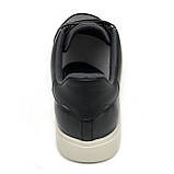 Кеди шкіряні чорні з бежевою підошвою чоловічі із чорною шнурівкою Sergio Billini 0113/210 розмір 40, фото 6