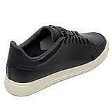 Кеди шкіряні чорні з бежевою підошвою чоловічі із чорною шнурівкою Sergio Billini 0113/210 розмір 40, фото 7