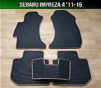 ЕВА коврики Subaru Impreza 4 '11-15. EVA ковры Субару Импреза 4
