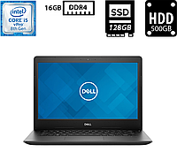 Ноутбук Dell Latitude 3490/14 IPS(1920x1080)/Intel Core i5-8250U 1.60GHz/8GB DDR4/SSD+HDD/Intel UHD Graphics