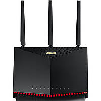 ASUS Маршрутизатор RT-AX86U PRO AX5700 4xGE LAN 1xGE WAN 1x2.5GE WAN/LAN 1xUSB3.2 1xUSB2.0 MU-MIMO OFDMA MESH