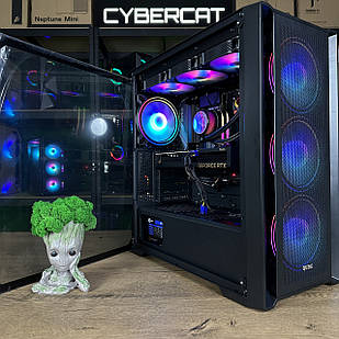 Haikyuu! RTX 4060Ti 16Gb NEW! | Core i7-14700KF | Гарантія 3 Роки! Ігровий комп'ютер ПК від CyberCat
