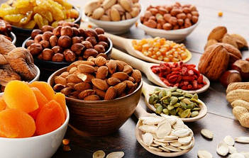 🥜 Горішки, сухофрукти, мюслі та снеки до перекусу