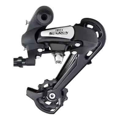 Перемикач задній SunRun RD-HG-26A, 6-7 швидкостей, кріплення під болт, фото 1